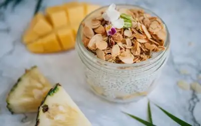Ananaslı Bademli Chia Puding Tarifi