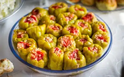 Zeytinyağlı Biber Dolması Tarifi