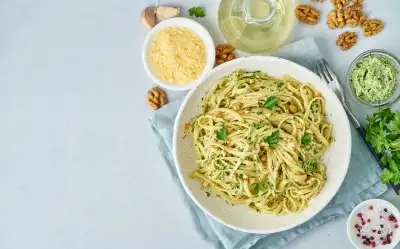 Cevizli Peynirli Makarna Tarifi