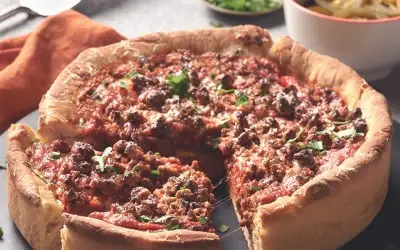 Deep Dish Pizza Tarifi