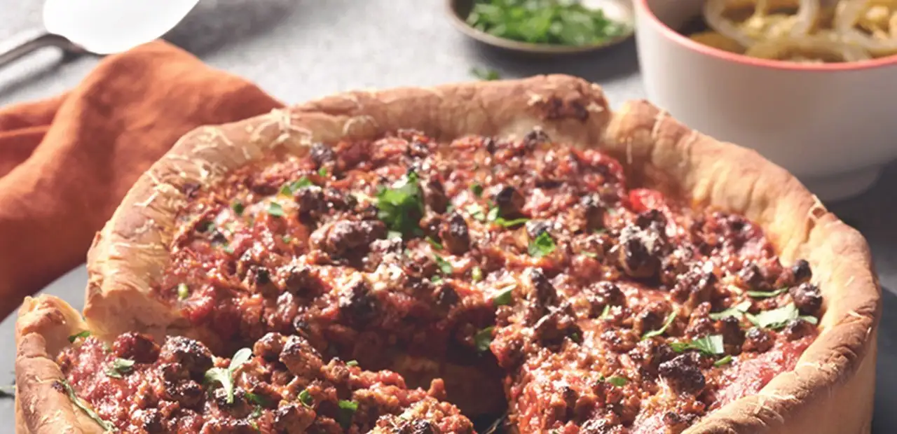 Deep Dish Pizza Tarifi