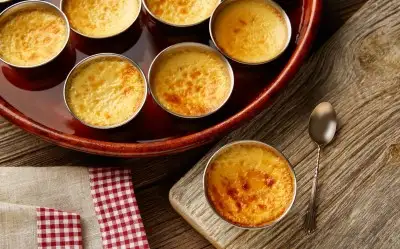 Dört Malzemeli Fırın Muhallebi Tarifi