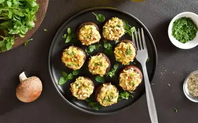 Fırında Dolgulu Mantar Tarifi