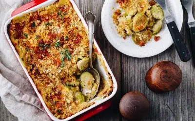 Fırında Peynirli Brüksel Lahanası Tarifi