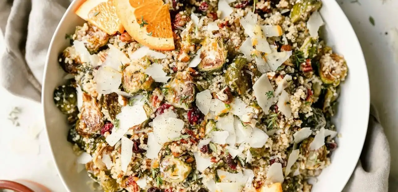 Hardallı Kinoalı Brüksel Lahanası Salatası Tarifi