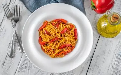 Köz Biberli Makarna Tarifi