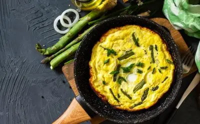 Kuşkonmazlı Omlet Tarifi