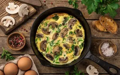 Mantarlı Omlet Tarifi