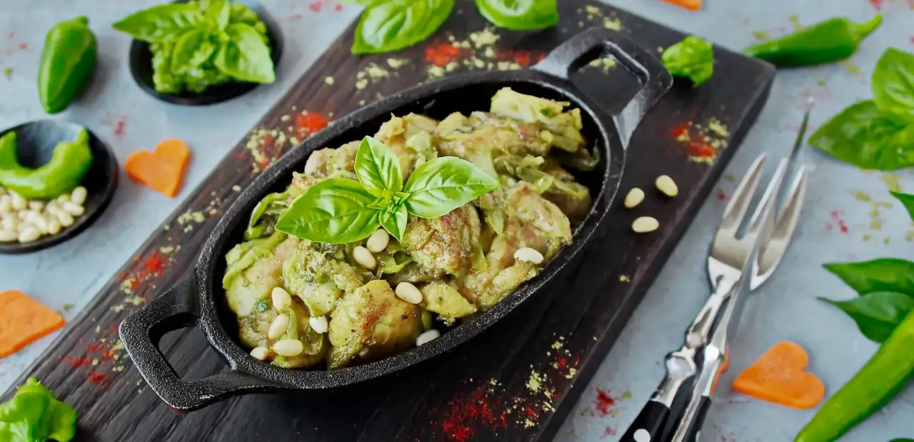 Pesto Soslu Tavuk Tarifi
