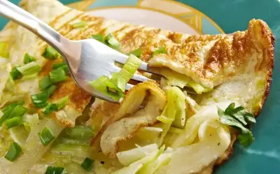 Pırasalı Omlet Tarifi